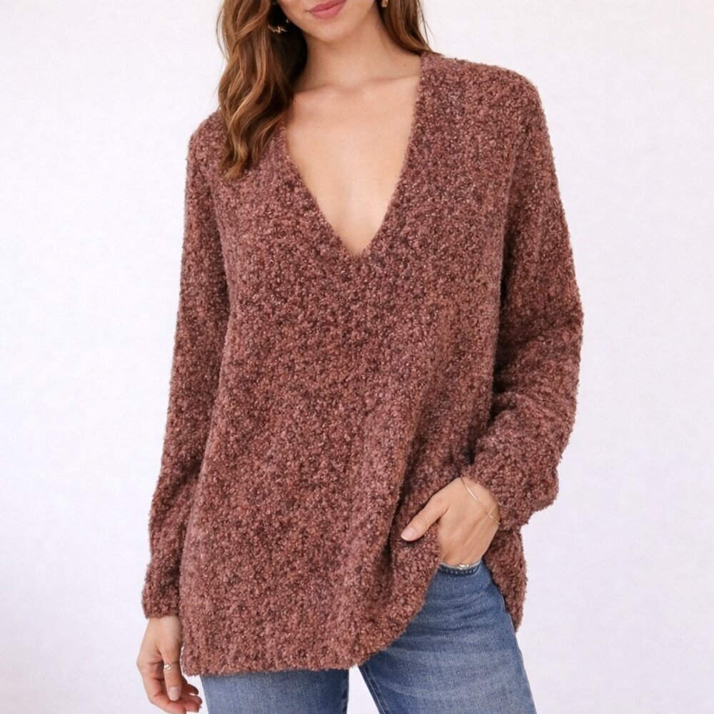 Urban Outfitters Rosie Sweater Wine Color Size Small - NWT
